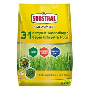 Moosvernichter Substral 3 in 1 Komplett 9 kg für 250 m²