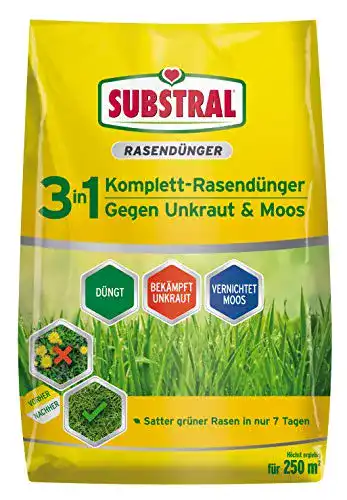 Moosvernichter Substral 3 in 1 Komplett 9 kg für 250 m²