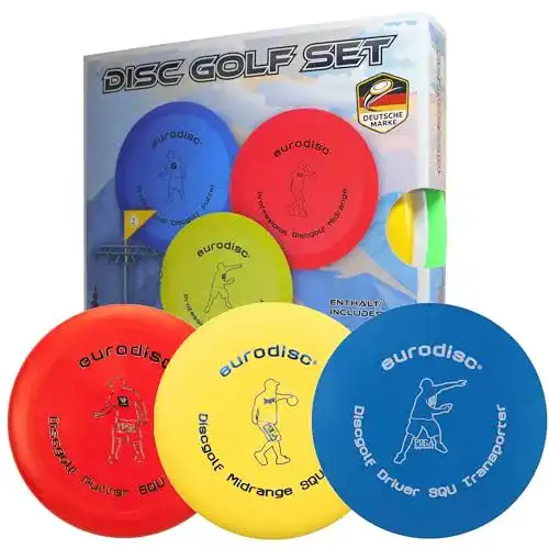 Disc-Golf eurodisc Disc Golf Einsteiger-Starterset SQU ROT Putter