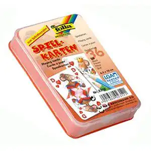 Blanko-Karten folia 2312 – Spielkarten, 6,5 x 10 cm, 36 Karten