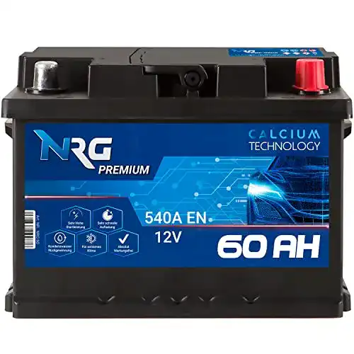 Die beste Autobatterie 60Ah NRG PREMIUM Autobatterie 12V 60Ah 2026 Test Bestseller Autobatterie 60Ah NRG PREMIUM Autobatterie 12V 60Ah