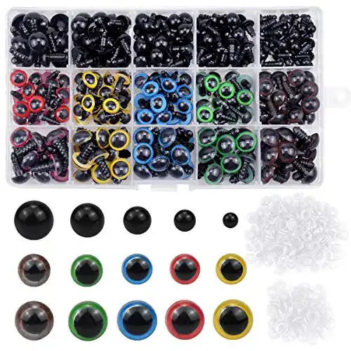 Die beste Sicherheitsaugen NATUCE 310PCS Kunststoff , 6-12MM Kunststoff 2026 Test Bestseller Sicherheitsaugen NATUCE 310PCS Kunststoff , 6-12MM Kunststoff