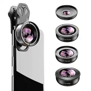 Fisheye-Objektiv Handy APEXEL HD 5in1 Kameraobjektiv-Set