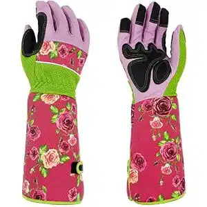 Rosenhandschuhe QCWN Lange Gartenhandschuhe für Frauen