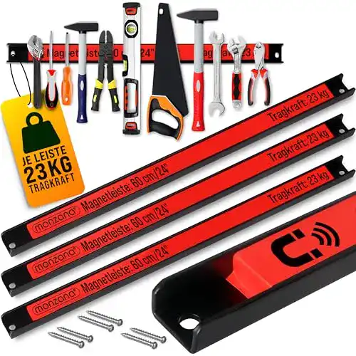 Magnetleiste Werkzeug Deuba 3x Magnetleiste Set 60cm