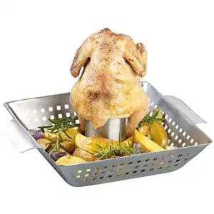 Hähnchengriller Rosenstein & Söhne: mit Aroma-Behälter