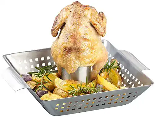 Hähnchengriller Rosenstein & Söhne: mit Aroma-Behälter