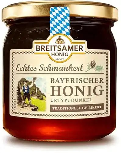 Die beste Breitsamer-Honig Breitsamer Bayerischer Honig dunkel, 500 g 2026 Test Bestseller Breitsamer-Honig Breitsamer Bayerischer Honig dunkel, 500 g