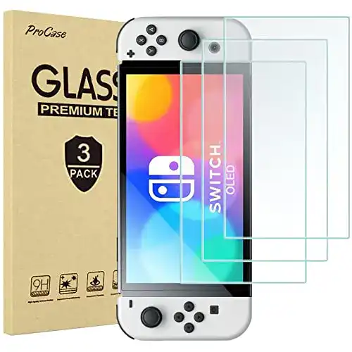 Nintendo-Switch-Schutzfolie ProCase [3 Stück] Schutzfolie