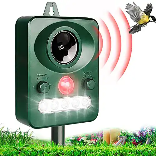 Solar-Tiervertreiber REAL PEAZ Katzenschreck Ultraschall Solar