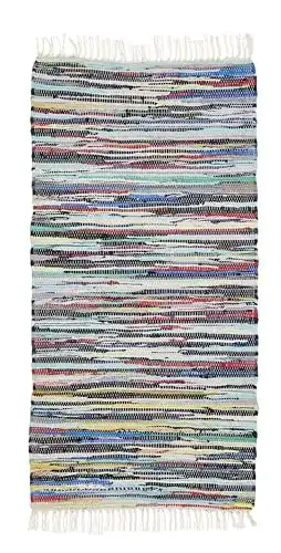 Flickenteppich andiamo Läufer bunt, 100% Baumwolle, 70×140 cm