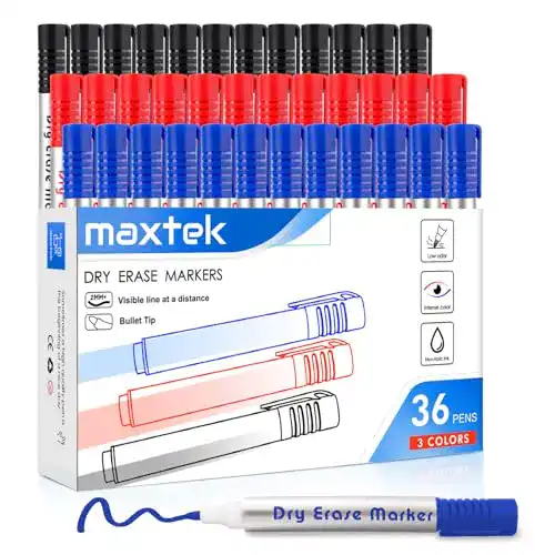 Whiteboard Marker maxtek, Whiteboard Stifte Abwischbar