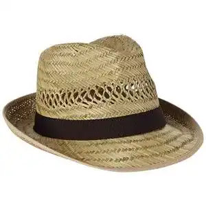 Strohhut Mount Hood Unisex Denver, Beige (Braun), Small