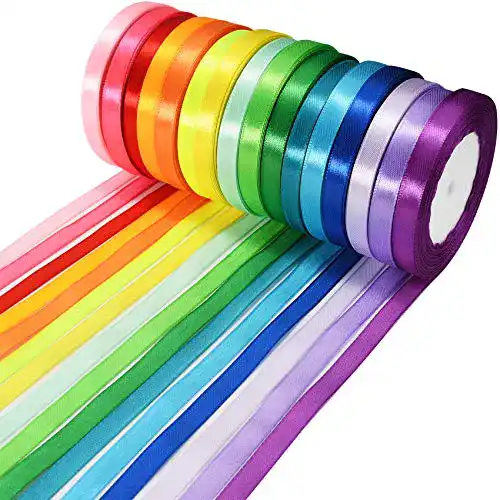 Satinband Wtrcsv 16 Farben 22m X 10mm, Schleifenband