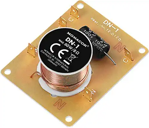 Frequenzweiche MONACOR DN-1, 2-Wege- für 8 Ohm