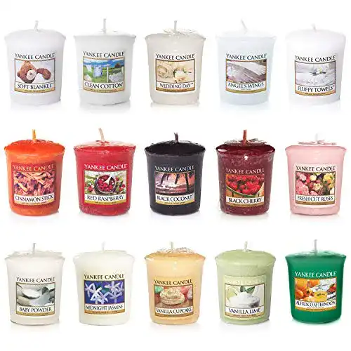 Votivkerzen Yankee Candle Set mit 15 Kerzen, versch. Düfte