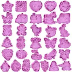 Ausstechformen CSYY 32 Stück Set, 3D Ausstecher Set