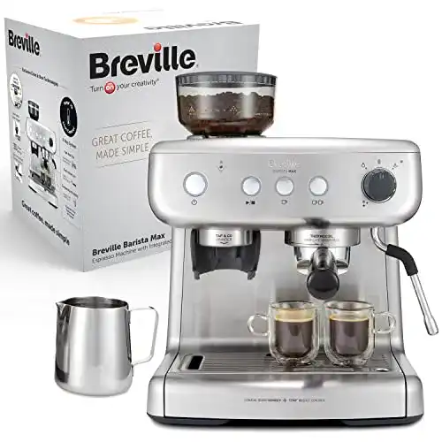 Professionelle Siebträgermaschine Breville Barista Max