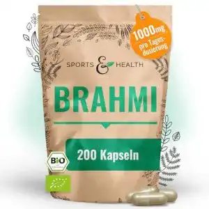 Brahmi CDF Sports & Health Solutions Kapseln Bio – 200 Kapseln