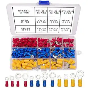 Kabelschuhe YIXISI 245 Stücke Ring Set, Quetschverbinder Set