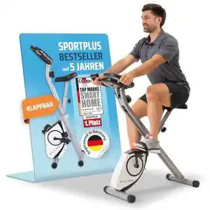 Ergometer SportPlus Heimtrainer klappbar – X-Bike