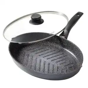 Pfanne mit Deckel STONELINE XXL Fischpfanne, 35,2 x 24,3 cm