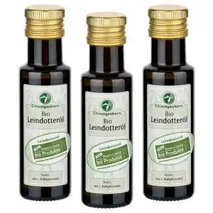Leindotteröl Chiemgaukorn Bio, nativ, 3 x 100 ml Vorratsset