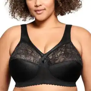BH Glamorise Damen Bügelloser MagicLift-Stütz für große Größen