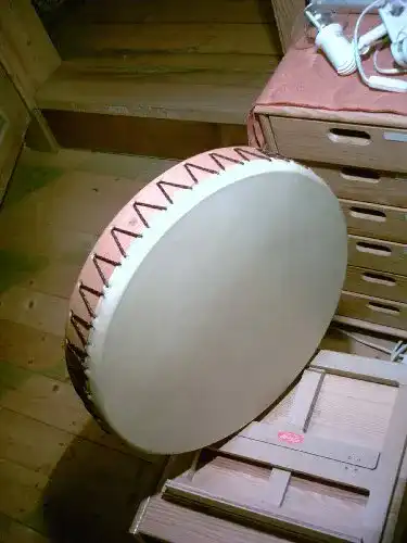 Schamanentrommel ALLTON – Ringtrommel, , Ziegenfell, Ø 50cm
