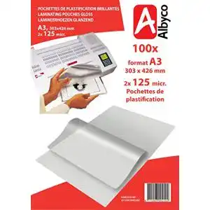 Laminierfolie-A3 LGI Laminierfolien DIN A3 100 Stück, 2 x 125 mic