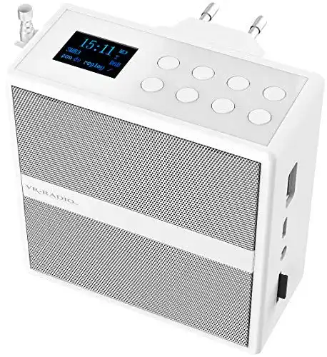 Die beste DAB-Steckdosenradio VR-Radio Badradio: mit DAB+/FM, USB 2026 Test Bestseller DAB-Steckdosenradio VR-Radio Badradio: mit DAB+/FM, USB