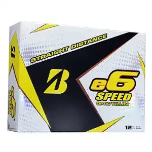 Bridgestone-Golfbälle Bridgestone e6 Speed Yellow B-Logo, Gelb
