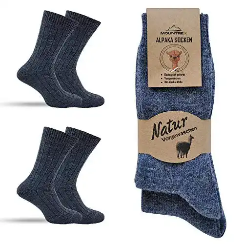 Die beste Alpaka-Socken MOUNTREX Alpaka Socken, warm, 2 Paar, Jeans 2026 Test Bestseller Alpaka-Socken MOUNTREX Alpaka Socken, warm, 2 Paar, Jeans