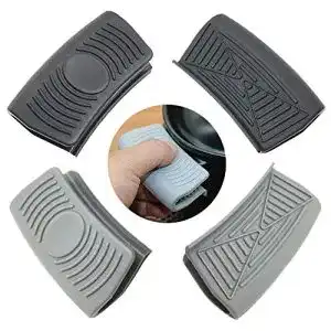 Silikon-Topflappen Ceqiny 2 Paar Silikon Topflappen Griffhalter