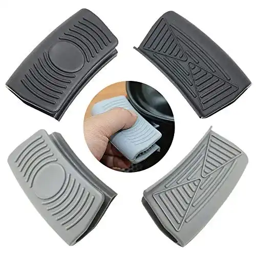 Silikon-Topflappen Ceqiny 2 Paar Silikon Topflappen Griffhalter