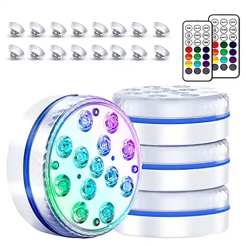 Poolbeleuchtung SUPCHON Unterwasser Licht, Magnetisch