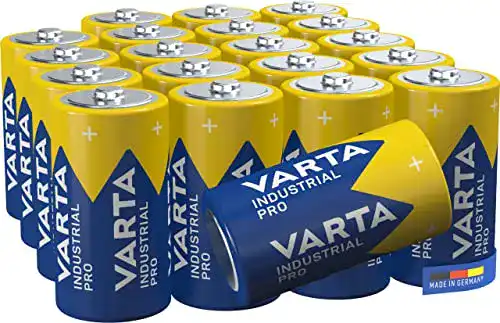 LR14-Batterie Varta Batterien C Baby, 20 Stück, Industrial Pro