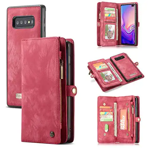 Samsung-Galaxy-S10-Plus-Hülle ToneSun, Wallet Lederhülle