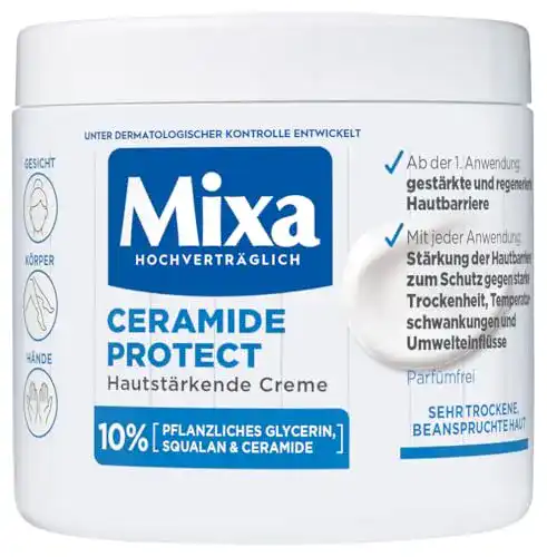 Die beste Mixa-Produkte Mixa Hautstärkende Creme für sehr trockene 2026 Test Bestseller Mixa-Produkte Mixa Hautstärkende Creme für sehr trockene