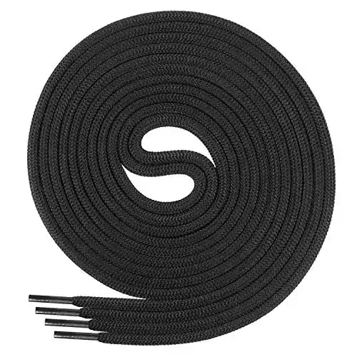 Schnürsenkel Di Ficchiano, Rundsenkel, ø 3mm schwarz 100cm
