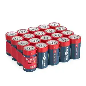 D-Batterien Ansmann Batterien Mono D LR20 20 Stück 1,5V