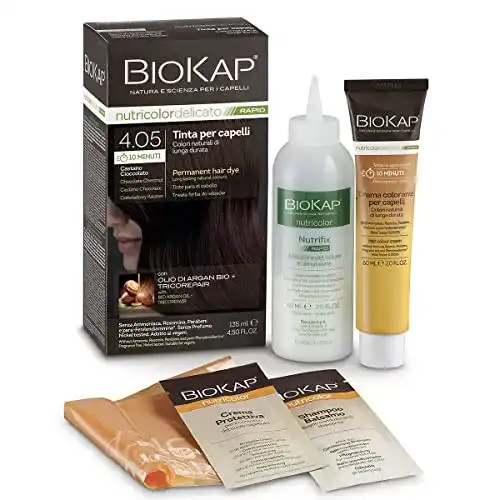 Pflanzenhaarfarbe BIOKAP 10 min. Haarfarbe 4.05 Schokolade