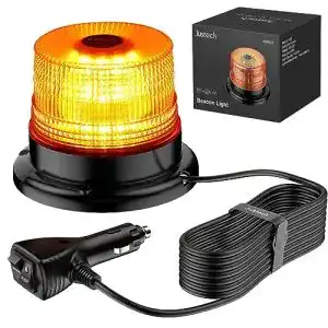 Rundumleuchte Justech 40 LED Blitzleuchte 7 modus, 5m Netzkabel