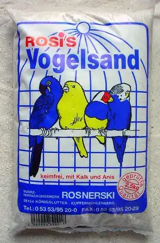 Vogelsand HEGA 10er Pack 2,5kg