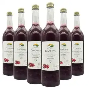 Cranberrysaft Bleichhof Cranberry-Saft (100% vegan) – (6×0,72L)