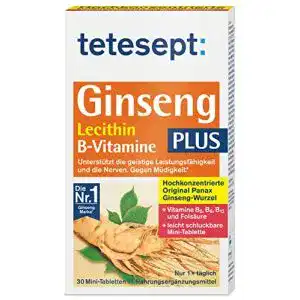 Ginseng-Kapseln tetesept Ginseng 330 plus Lecithin