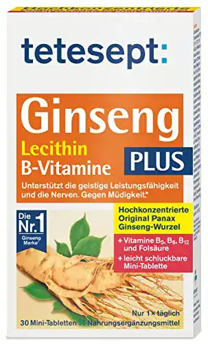 Ginseng-Kapseln tetesept Ginseng 330 plus Lecithin