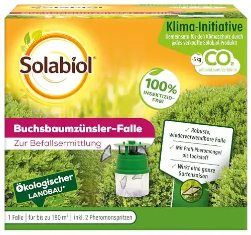 Buchsbaumzünsler-Falle Solabiol, zwei Pheromonbehälter