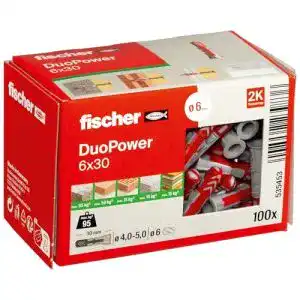 Dübel Fischer DUOPOWER 6 x 30, Universal, 100 Stück