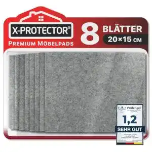 Filzgleiter selbstklebend X-Protector – 8 Stück Filzgleiter Groß